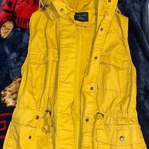 mustard yellow vest